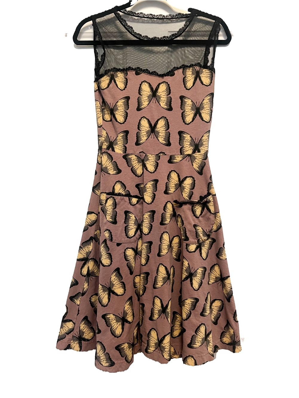 Effie’s Heart Butterfly print dress. Size XS